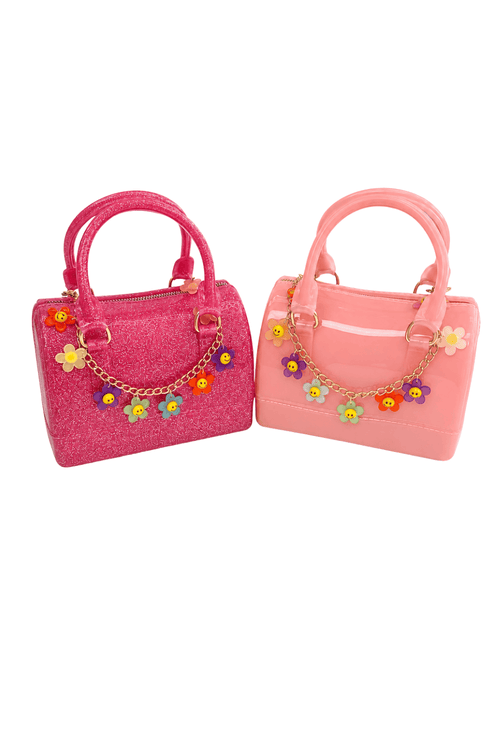 Lola + The Boys Accessories Smiley Flowers Jelly Purse