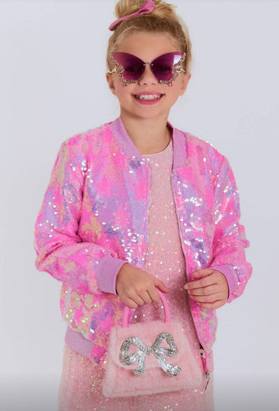 Lola + The Boys Accessories Sparkle Butterfly Sunglasses