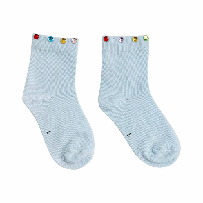 Lola + The Boys Accessories Sparkle Gem Socks