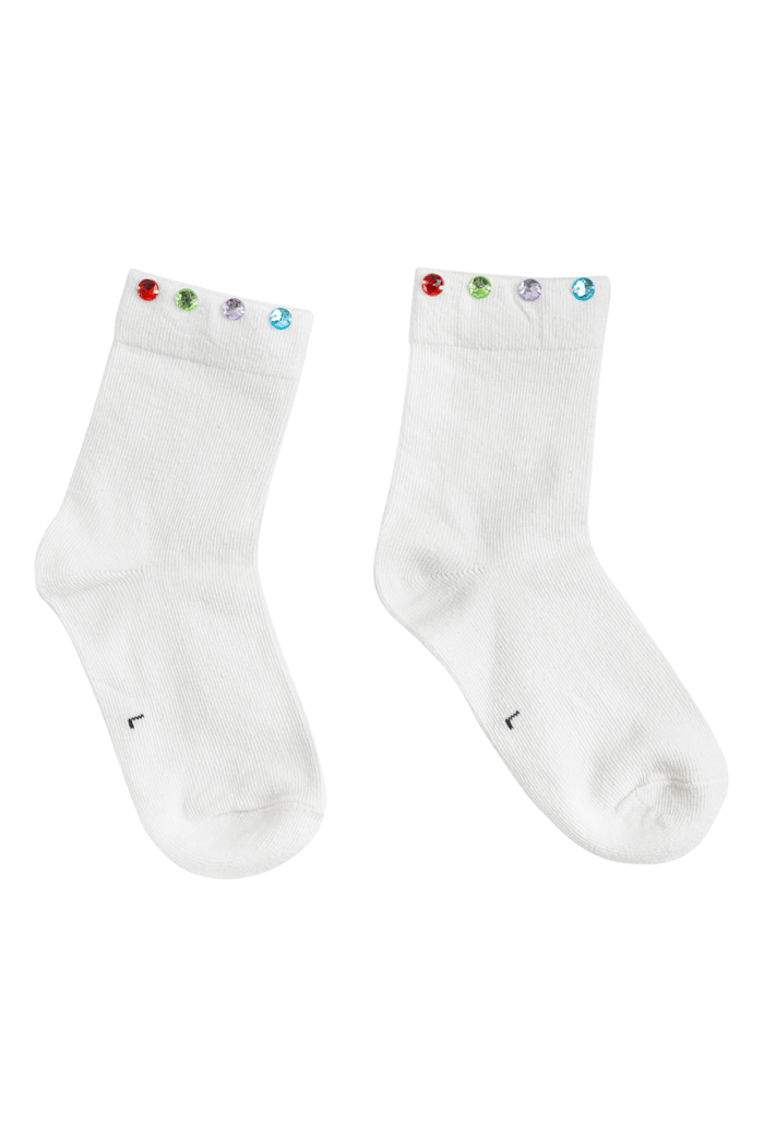 Lola + The Boys Accessories Sparkle Gem Socks