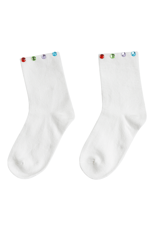 Lola + The Boys Accessories Sparkle Gem Socks