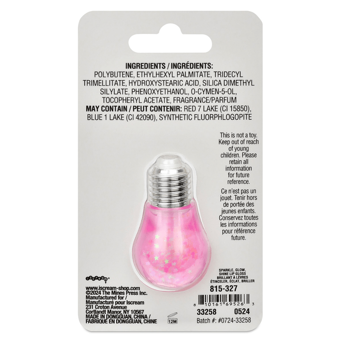 iScream Accessories Sparkle Glow Shine Lip Gloss