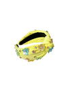 Lola + The Boys Accessories Yellow Sprinkle Knot Headband