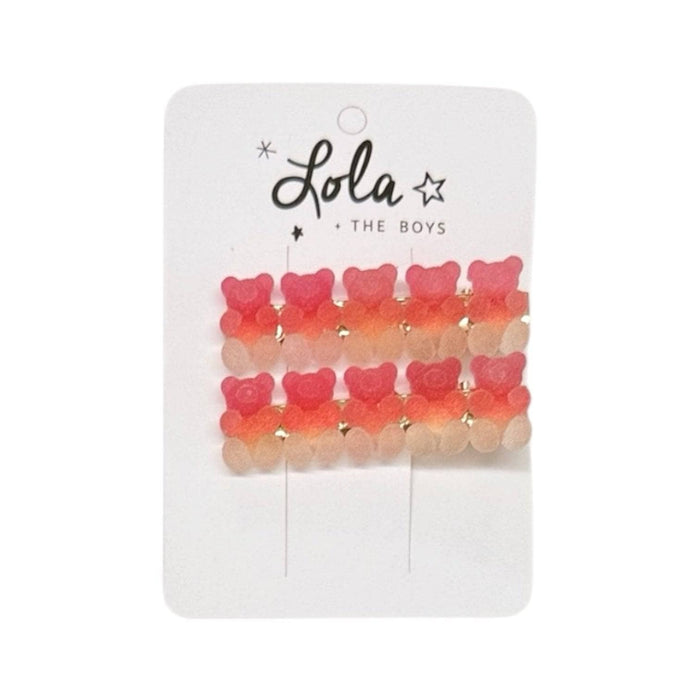 Lola + The Boys Accessories Ombre Gummy Bear Sugar Gummy Bear Hair Clips