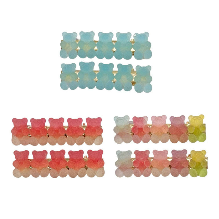 Lola + The Boys Accessories Sugar Gummy Bear Hair Clips