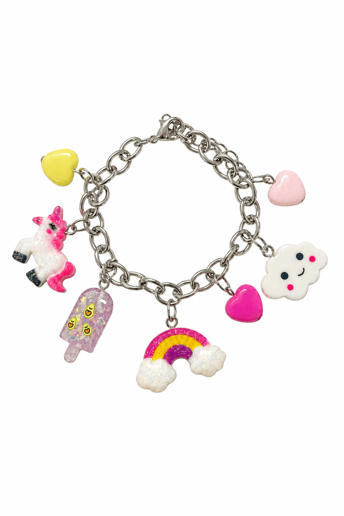 Lola + The Boys Accessories Unicorn Sweet Charm Bracelet