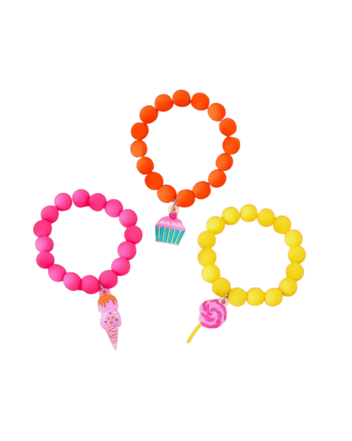 Lola + The Boys Accessories Sweet Tooth Charm Bracelet Set