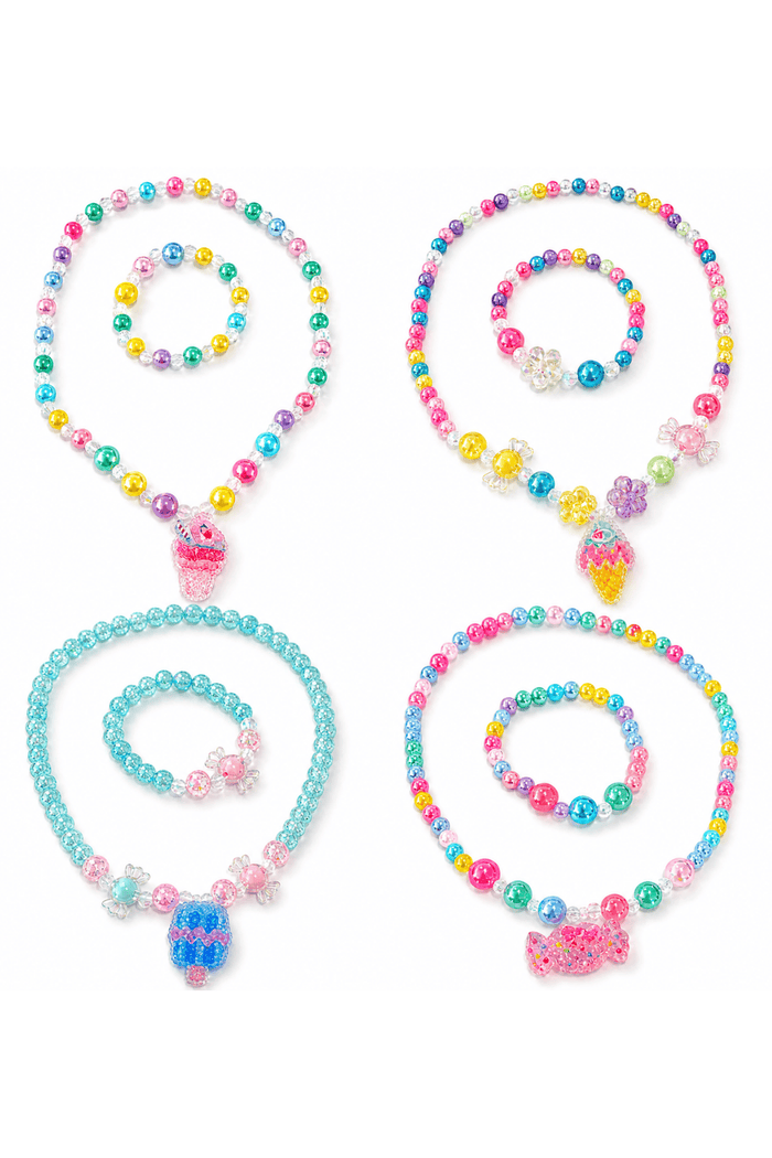 Lotus Accessories Sweet Treat Necklace and Bracelet Set