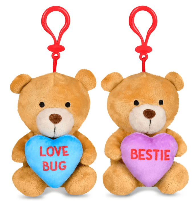 iScream Accessories Sweethearts Charm Clip Bag Buddies - Assortment of 5