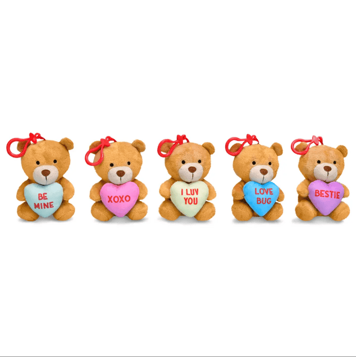 iScream Accessories Sweethearts Charm Clip Bag Buddies - Assortment of 5