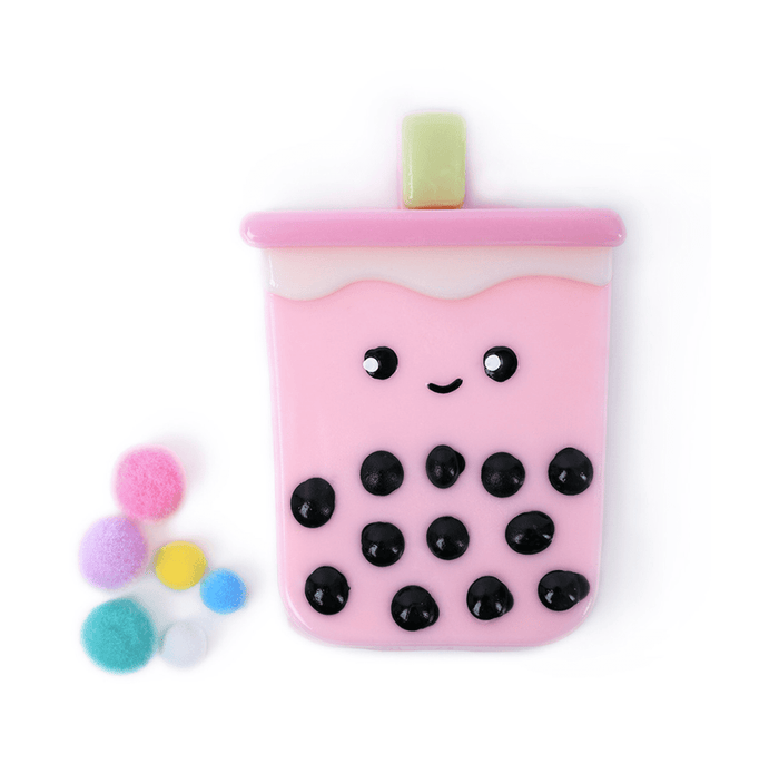 Top Trenz Accessories Pink Bubble Tea Taba Yabba Crew - Pop Culture Mash Series