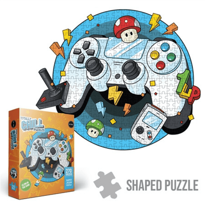 Top Trenz Accessories Totally Chill Puzzle -Glow-in-the-Dark Gamer