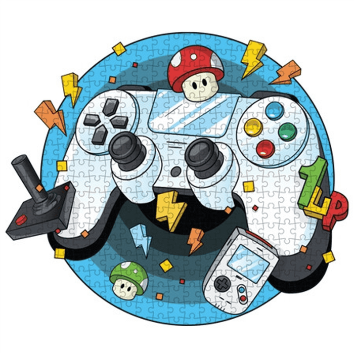 Top Trenz Accessories Totally Chill Puzzle -Glow-in-the-Dark Gamer