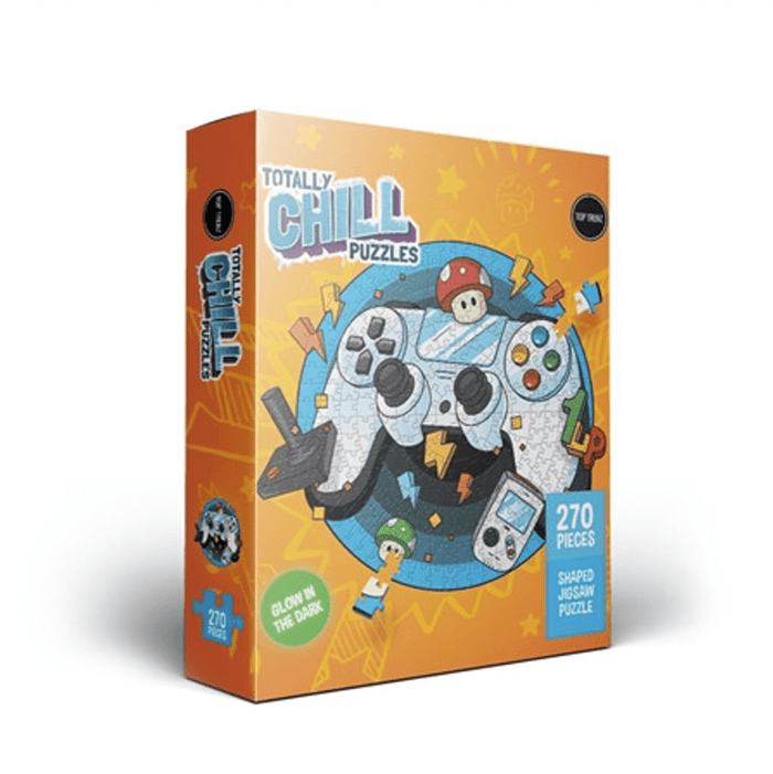 Top Trenz Accessories Totally Chill Puzzle -Glow-in-the-Dark Gamer