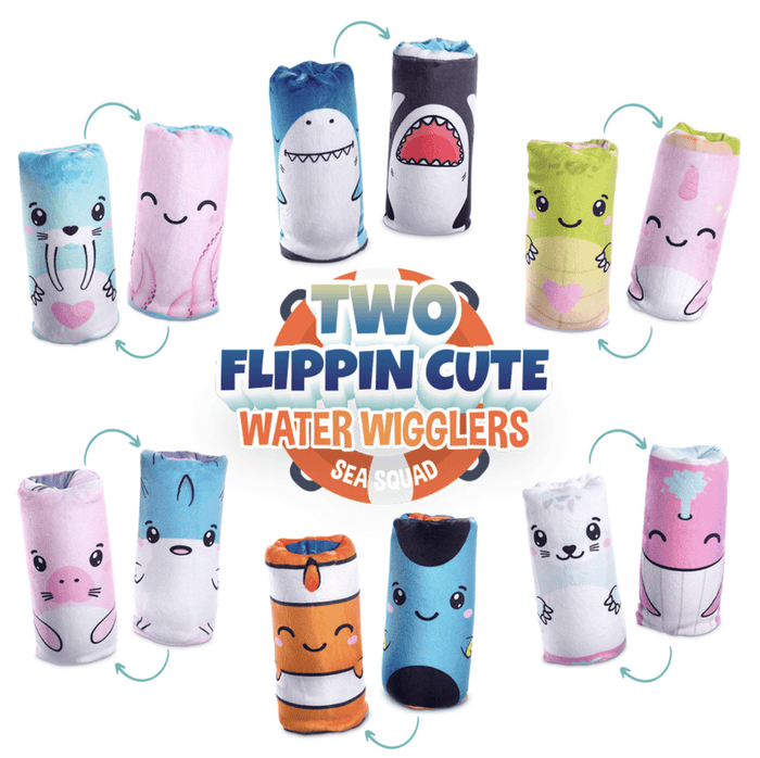 Top Trenz Accessories Two Flippin Cute Plush Water Wigglers Sea Squad