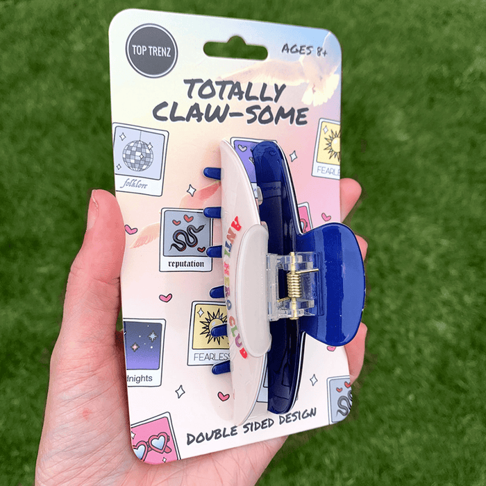 Top Trenz Accessories Two-Sided Large Claw Clips - Anti Hero Club
