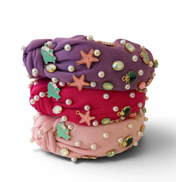 exclude-new-arriv Accessories Under The Sea Knotted Headband