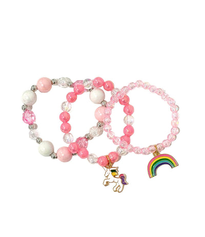 Lola + The Boys Accessories Unicorn Rainbow Bracelet