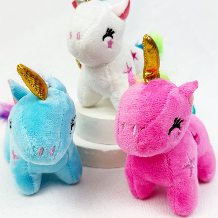 Cute Unicorn Plushie Key Chain