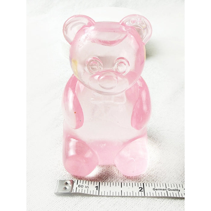 Large Solid Transparent Gummy Bear Squishy Toy
