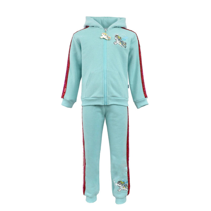 Lola + The Boys Baby Blue I'm So Fly Stripe Set