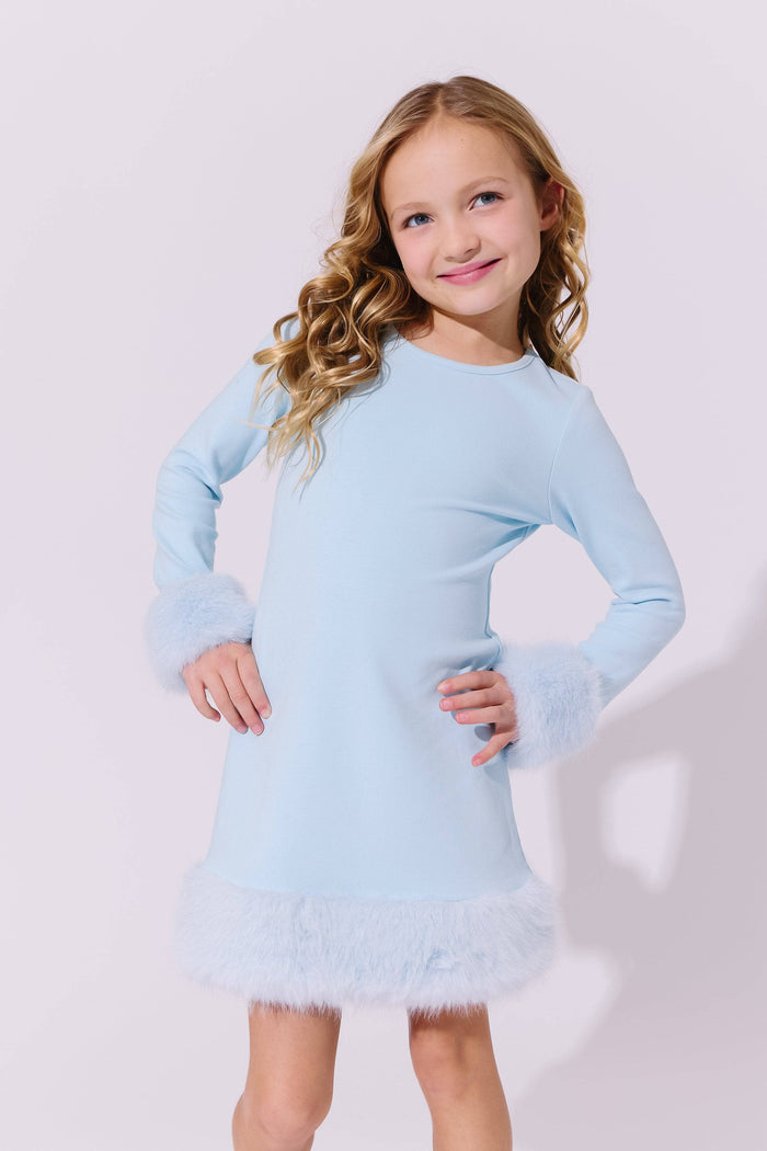 Lola + The Boys Baby Blue Penelope Dress