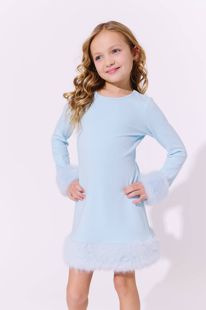 Lola + The Boys Baby Blue Penelope Dress
