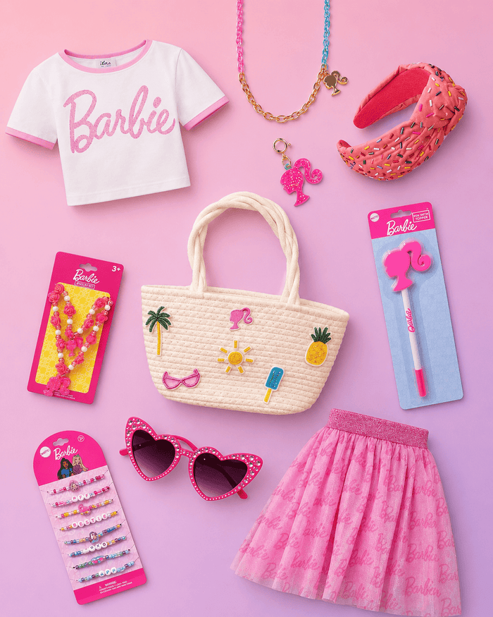 Lola + The Boys Barbie Pink Paradise Basket