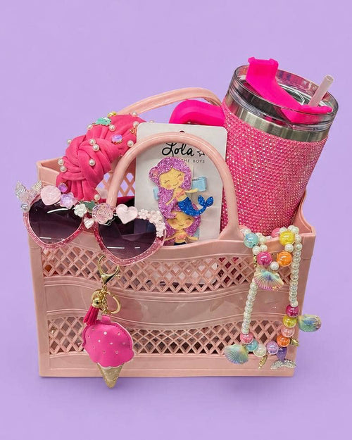 Lola and The Boys Basket Mermaid Beach Basket