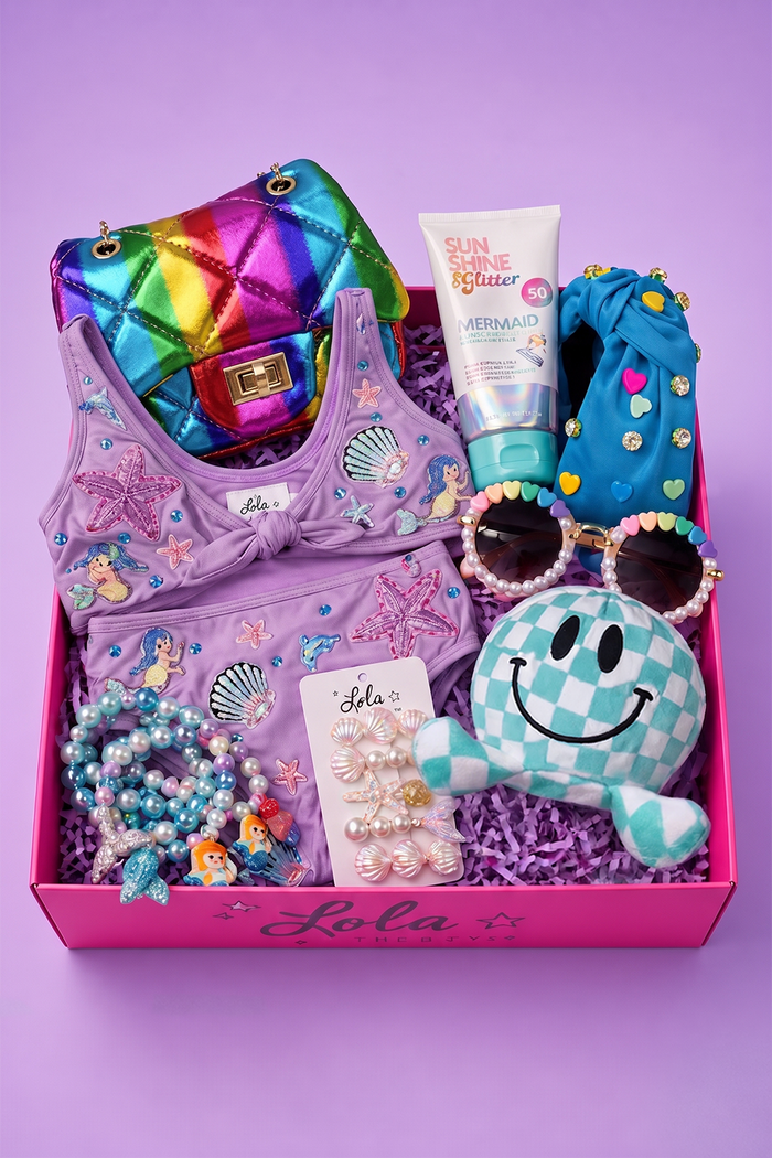 Lola + The Boys Basket 2 Mermaid Summer Magic Basket