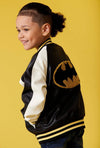Lola + The Boys Batman Patched Leather Jacket