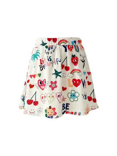 Lola + The Boys Be You Doodle Skirt