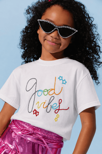 Beaded Good Vibes T-shirt