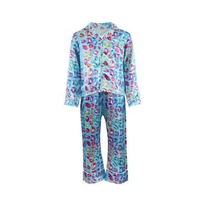 Lola + The Boys Bejeweled Silk Set