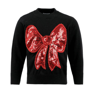 Lola + The Boys Big Bow Sweater