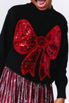 Lola + The Boys Big Bow Sweater