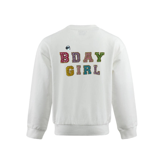 Lola + The Boys Birthday Girl Gems Sweatshirt