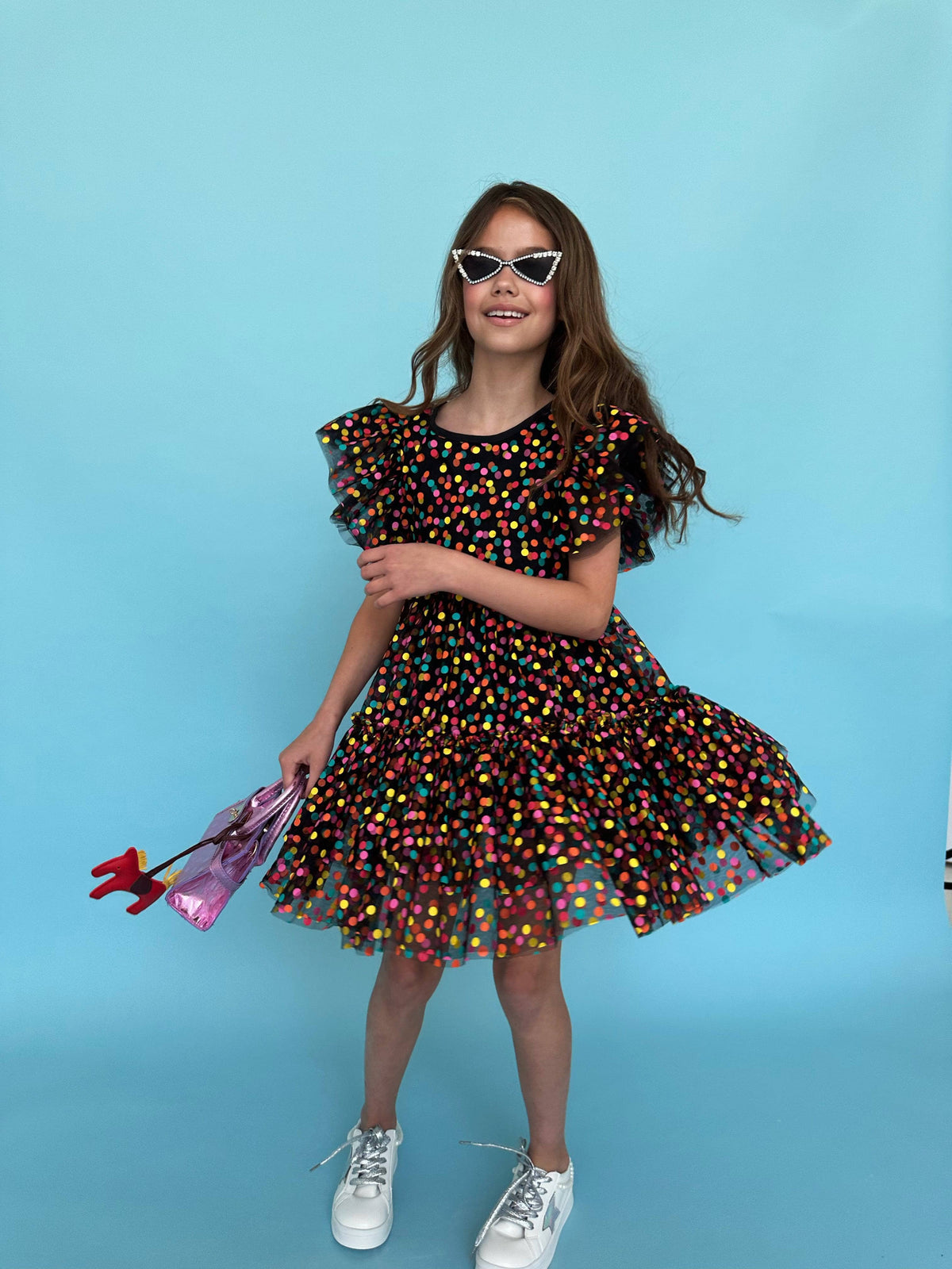 Black Funfetti Surprise Dress
