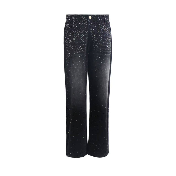 Lola + The Boys Black Sparkle Jeans