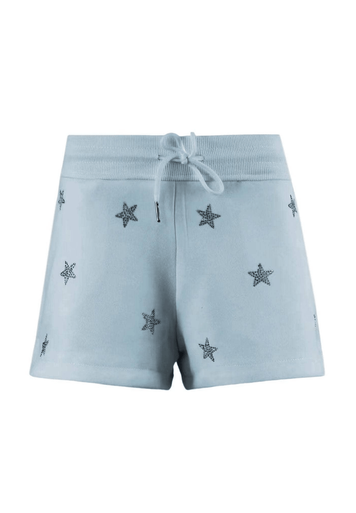 Lola + The Boys Bottoms Blue Crystal Stars Shorts