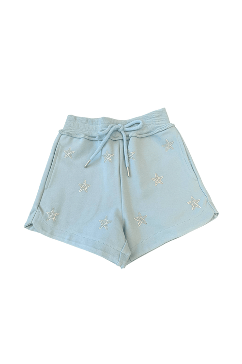 Lola + The Boys Bottoms 2 Blue Crystal Stars Shorts