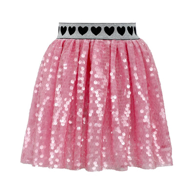 exclude-sale Bottoms Bubble Gum Hot Pink Sequin Skirt