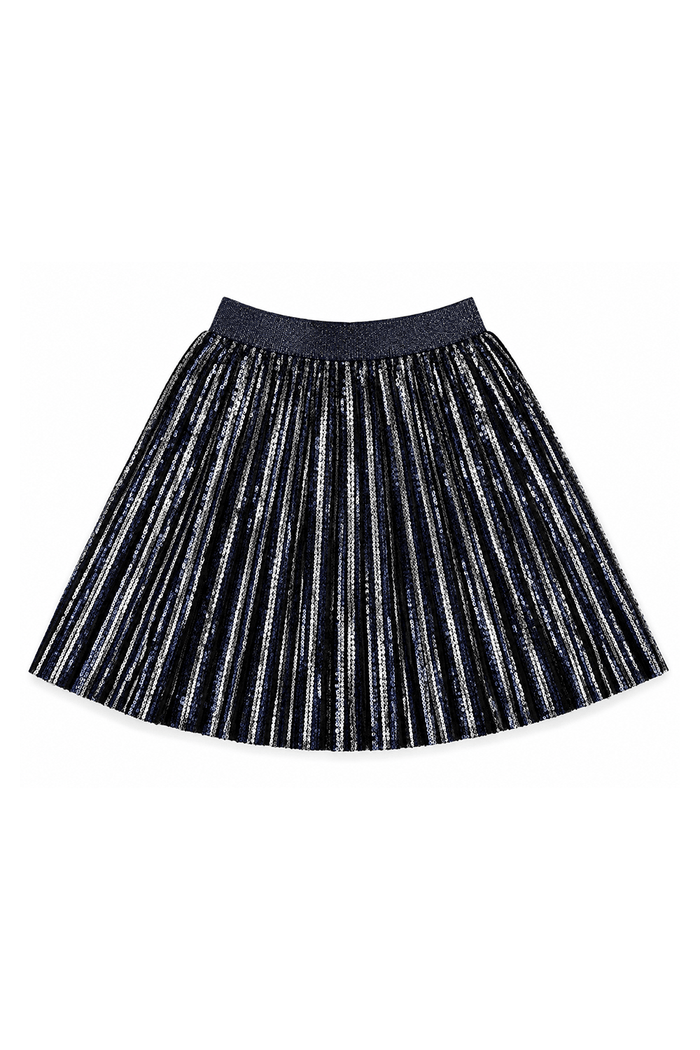 exclude-fall Bottoms Candy Cane Sequin Striped Skirt