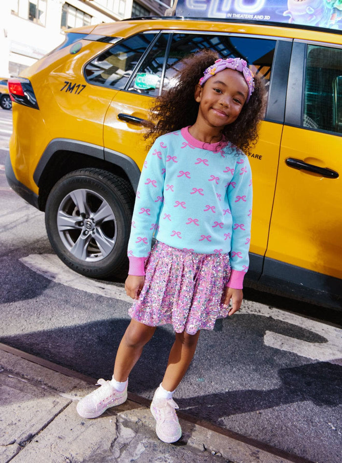 Lola + The Boys Bottoms Candy Sequin Skirt