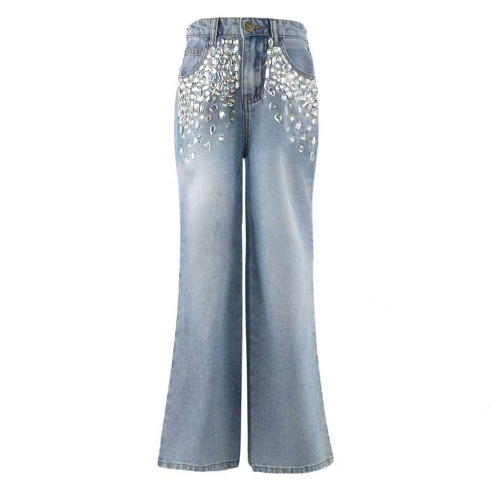 Lola + The Boys Bottoms 2 / Classic Diamonds Diamond Drip Denim