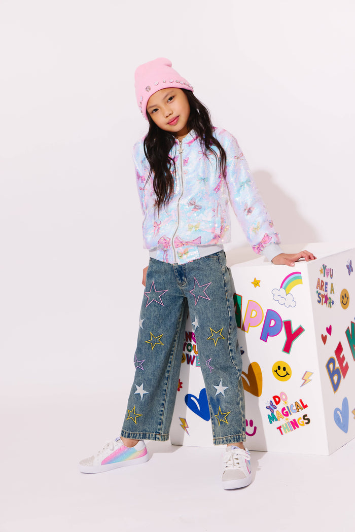 Lola + The Boys Bottoms Dream Rainbow Stars Jeans