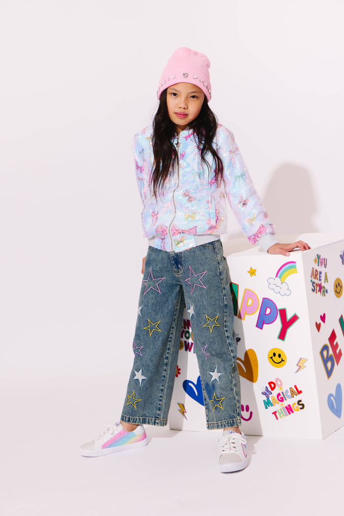 Lola + The Boys Bottoms Dream Rainbow Stars Jeans