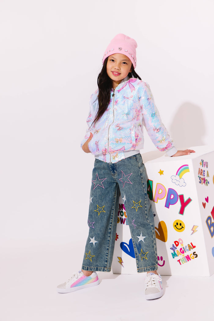 Lola + The Boys Bottoms Dream Rainbow Stars Jeans