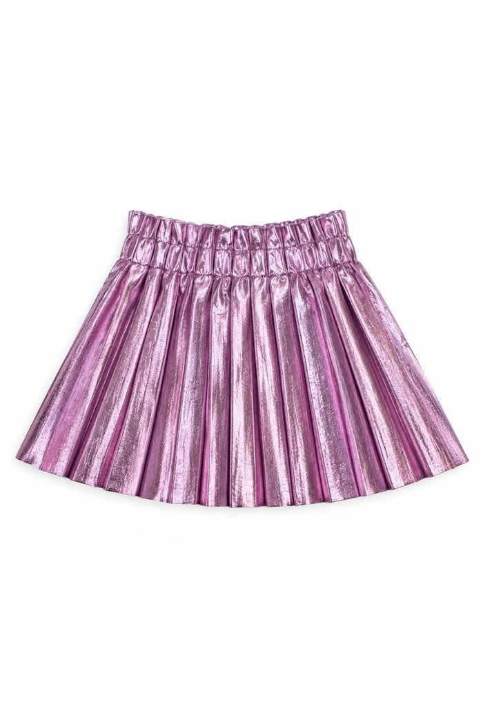 exclude-fall Bottoms Pastel Pink / 12/18 Months Foil Pleated Skirt