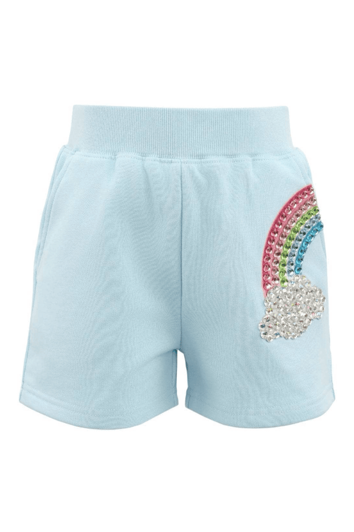 Lola + The Boys Bottoms Gems Rainbow Pastel Shorts / Blue